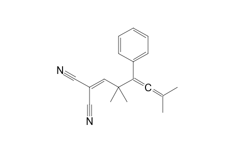 1,1-Dicyano-4-phenyl-3,3,6-trimethyl-1,4,5-heptatriene