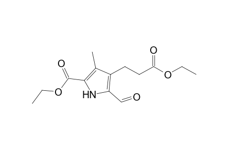 4-(3-Ethoxy-3-keto-propyl)-5-formyl-3-methyl-1H-pyrrole-2-carboxylic acid ethyl ester