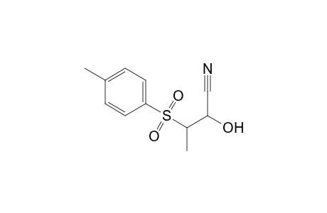 2-Hydroxy-3-tosylbutanenitrile