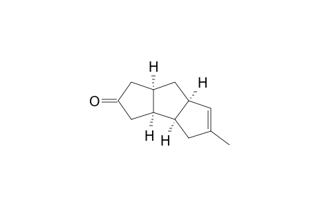 (3a.alpha.,3b.alpha.,6a.alpha.,7a.alpha.)-1,3,3a,3b,4,6a,7,7a-Octahydro-5-methyl-2H-cyclopenta[a]pentalen-2-one