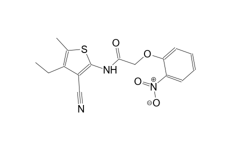 N-(3-cyano-4-ethyl-5-methyl-2-thienyl)-2-(2-nitrophenoxy)acetamide