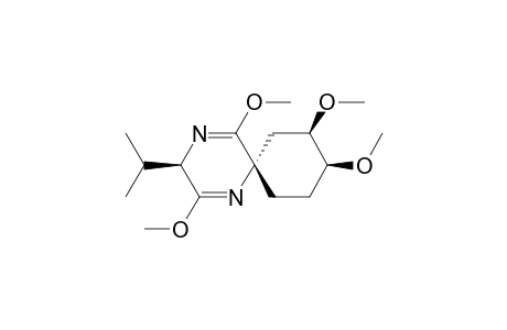 (2S,3'R,4'S,5R)-2,5-Dihydro-5-isopropyl-3,3',4',6'-tetramethyloxypyrazine-2-spirocyclohexane