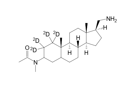 1,1,2,2-tetradeuterio-3-(N-methyl-N-acetylamino)-21-demethyl-20-aminopregnane