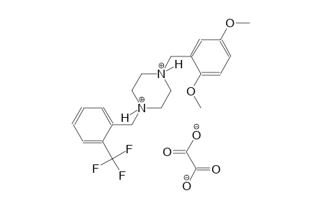 1-(2,5-dimethoxybenzyl)-4-[2-(trifluoromethyl)benzyl]piperazinediium oxalate