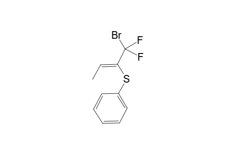 1-Bromo-2-(phenylthio)-1,1-difluoro-2-butene
