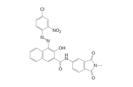 4-[(4-CHLORO-2-NITROPHENYL)AZO]-N-(1,3-DIOXO-2-METHYL-5-ISOINDOLINYL)-3-HYDROXY-2-NAPHTHAMIDE