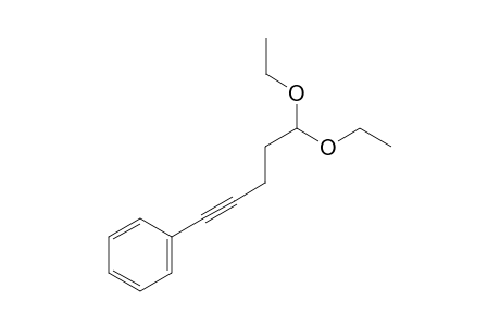 (5,5-diethoxypent-1-yn-1-yl)benzene