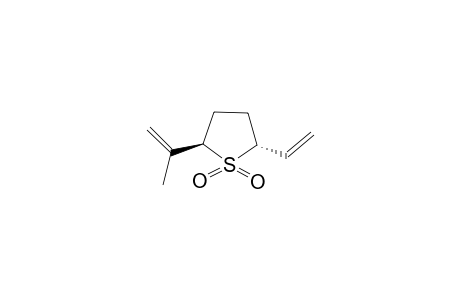 (trans)-2-(1'-Methylethenyl)-5-vinyl-tetrahydrothiophene-1-dioxide