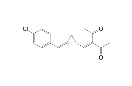 (E)-3-((2-(4-chlorobenzylidene)cyclopropyl)methylene)pentane-2,4-dione