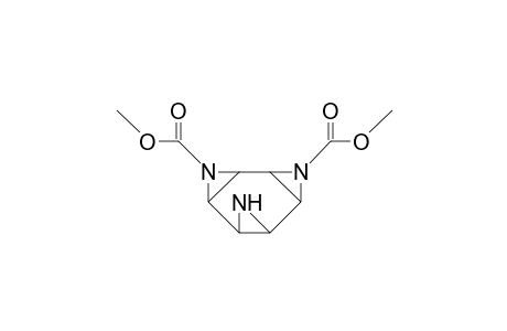 N,N-Bis(methoxycarbonyl)-cis-triaza-tris.sigma.-homobenzene