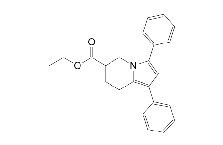 ETHYL-1,3-DIPHENYL-5,6,7,8-TETRAHYDROINDOLIZINE-6-CARBOXYLATE