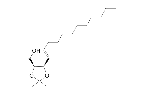 (4R,5S)-2,2-Dimethyl-4-hydroxymethyl-5-[(E)-dodec-1-enyl]-1,3-dioxane