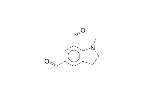 1-Methyl-5,7-indolinedicarbaldehyde