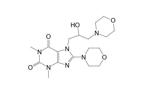 7-(2-hydroxy-3-morpholinopropyl)-1,3-dimethyl-8-morpholino-1H-purine-2,6(3H,7H)-dione