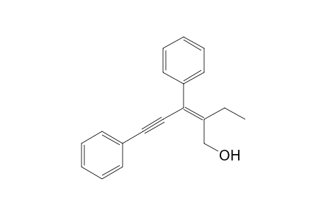 (Z)-2-Ethyl-3,5-diphenylpent-2-en-4-yn-1-ol