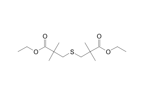 3-[2-Ethoxycarbonyl-2-methyl)propylthio]-2,2-dimethylpropionic acid, ethyl ester