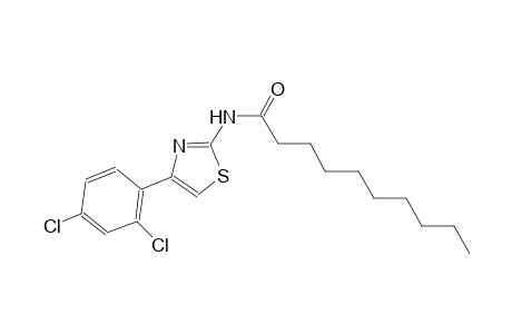 N-[4-(2,4-dichlorophenyl)-1,3-thiazol-2-yl]decanamide