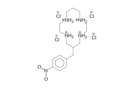 6-(4-Nitro-benzyl)-1,4,8,11-tetraaza-cyclotetradecane tetrahydrochloride