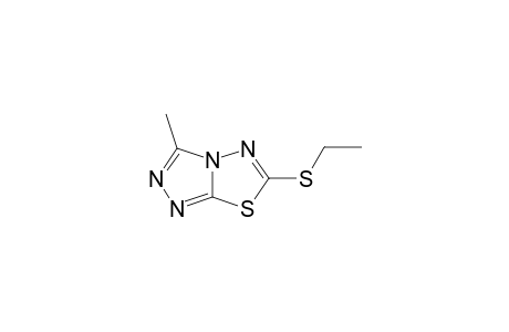 6-(Ethylthio)-3-methyl[1,2,4]triazolo[3,4-b][1,3,4]thiadiazole