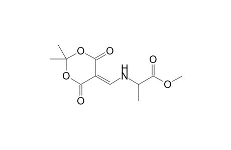 Methyl 2-[(2,2-Dimethyl-4,6-dioxo-1,3-dioxan-5-ylidenemethyl)amino]propionate
