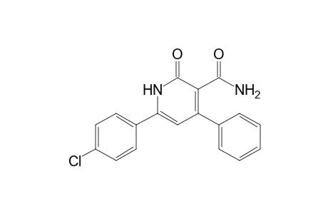 6-(4-Chlorophenyl)-1,2-dihydro-2-oxo-4-phenyl-3-pyridinecarboxamide