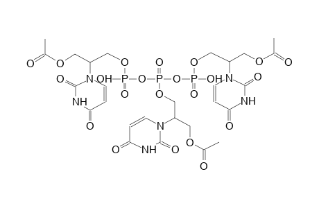 P,P',P-TRIS(2-URACYLO-3-ACETOXYPROPYL)TRIPHOSPHATE