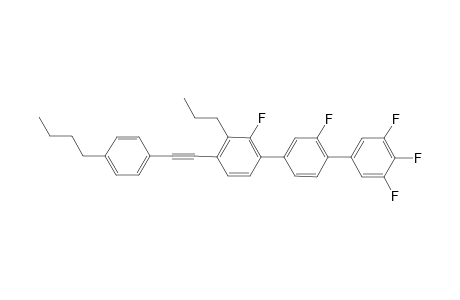 3,4,5-Trifluoro-2'-fluoro-2''-fluoro-3''-propyl-4''-(4-n-butylphenylethynyl)-p-terphenyl