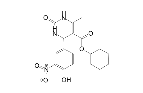 5-pyrimidinecarboxylic acid, 1,2,3,4-tetrahydro-4-(4-hydroxy-3-nitrophenyl)-6-methyl-2-oxo-, cyclohexyl ester