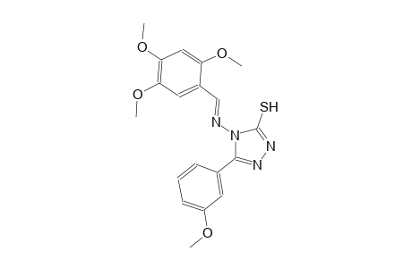 5-(3-methoxyphenyl)-4-{[(E)-(2,4,5-trimethoxyphenyl)methylidene]amino}-4H-1,2,4-triazole-3-thiol