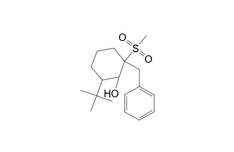 2-Benzyl-6-(t-butyl)-2-(methylsulfonyl)-1-cyclohexanol