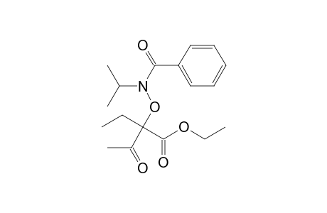 Ethyl 2-{[benzoyl(isopropyl)amino]oxy}-2-ethyl-3-oxobutanoate