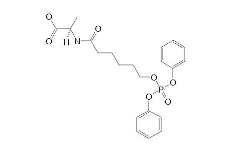 N-(2-S-PROPANOIC_ACID)-6-[(DIPHENOXYPHOSPHINYL)-OXY]-HEXANAMIDE