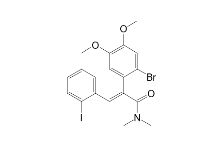 2-(2-Bromo-4,5-dimethoxyphenyl)-3-(N,N-Dimethylamino)-1-(2-iodophenyl)propenone