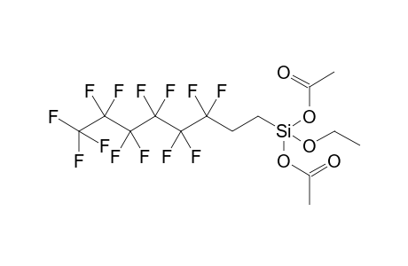 di(acetoxy)(ethoxy)(1H,1H,2H,2H-tridecafluorooctyl)silane