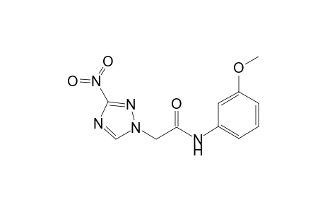 1H-1,2,4-Triazole-1-acetamide, N-(3-methoxyphenyl)-3-nitro-