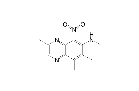 7-Methylamino-2,5,6-trimethyl-8-nitroquinoxaline