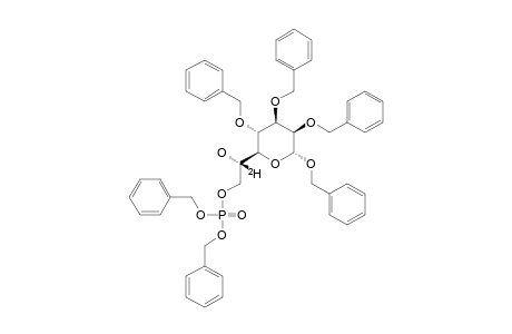 BENZYL-2,3,4-TRI-O-BENZYL-7-O-DIBENZYLPHOSPHONO-D-[6-(2)H]-GLYCERO-ALPHA-D-MANNOHEPTOPYRANOSE