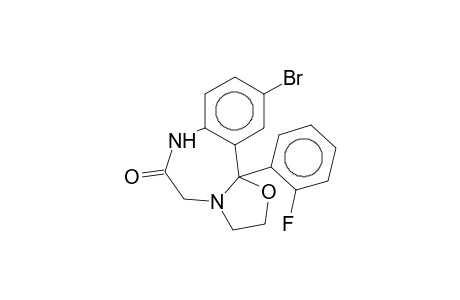 10-Bromo-11b-(2-fluorophenyl)-2,3,7,11b-tetrahydro[1,3]oxazolo[3,2-d][1,4]benzodiazepin-6(5H)-one