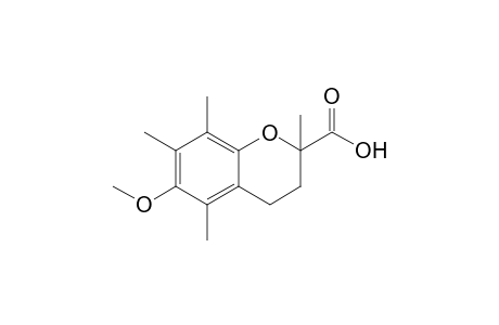 6-Methoxy-2,5,7,8-tetramethyl-3,4-dihydro-2H-1-benzopyran-2-carboxylic acid