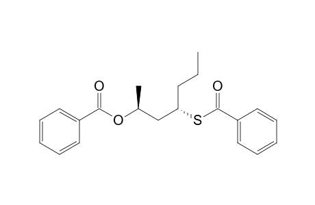 (2S,4S)-4-Benzoylthiohept-2-yl benzoate