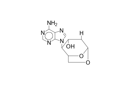 4-(ADENIN-9-YL)-1,6-ANHYDRO-2,4-DIDEOXY-BETA-D-ARABINOHEXOPYRANOSE