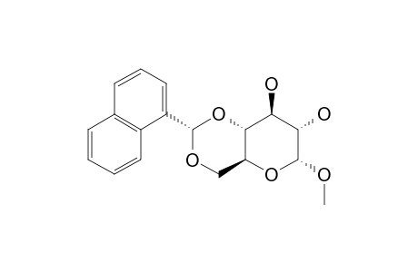 METHYL-4,6-O-(1-NAPHTHYL)-METHYLENE-ALPHA-D-GLUCOPYRANOSIDE