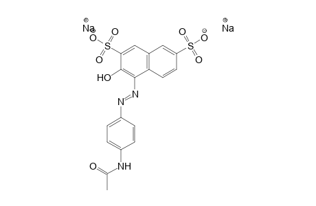 2,7-Naphthalenedisulfonic acid, 4-[[4-(acetylamino)phenyl]azo]-3-hydroxy-, disodium salt