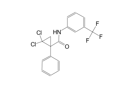 2,2-dichloro-1-phenyl-N-[3-(trifluoromethyl)phenyl]cyclopropanecarboxamide