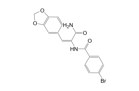 N-[(E)-1-(aminocarbonyl)-2-(1,3-benzodioxol-5-yl)ethenyl]-4-bromobenzamide