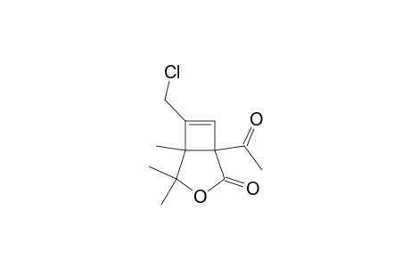 1-Acetyl-4,4,5-trimethyl-6-chloromethyl-3-oxabicyclo[3.2.0]hept-6-en-2-one