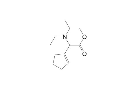 1-Cyclopentene-1-acetic acid, .alpha.-(diethylamino)-, methyl ester