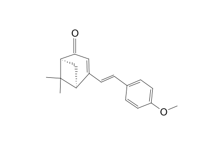 (1R,5S)-2-[(E)-2-(4-methoxyphenyl)ethenyl]-7,7-dimethylbicyclo[3.1.1]hept-2-en-4-one