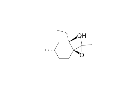 1-Oxaspiro[2.5]octan-4-ol, 4-ethyl-2,2,6-trimethyl-, [3S-(3.alpha.,4.beta.,6.alpha.)]-