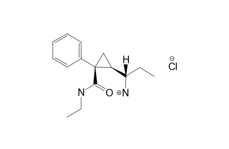 (1S,2R)-1-PHENYL-2-[(S)-1-AMINOPROPYL]-N-ETHYLCYCLOPROPANECARBOXAMIDE-HYDROCHLORIDE